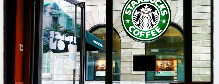 Starbucks is one of The Seven Ten Split Bagde.