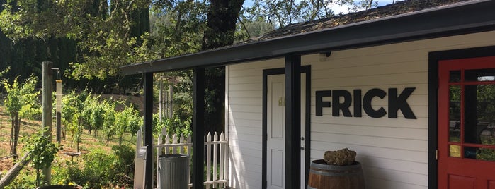 Frick Winery is one of Napa + Sonoma.