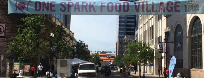 One Spark Food Village is one of Check um out.