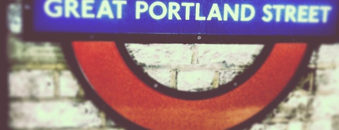 Great Portland Street London Underground Station is one of Stations - LUL used.