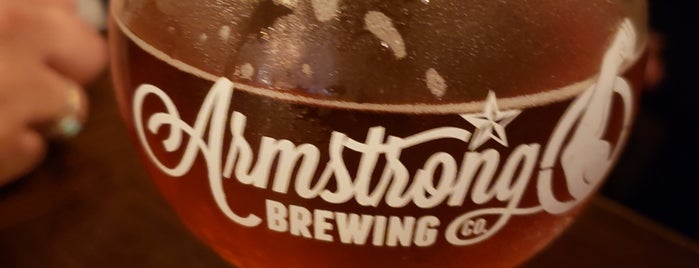 Armstrong Brewing Company is one of Tempat yang Disukai Bourbonaut.