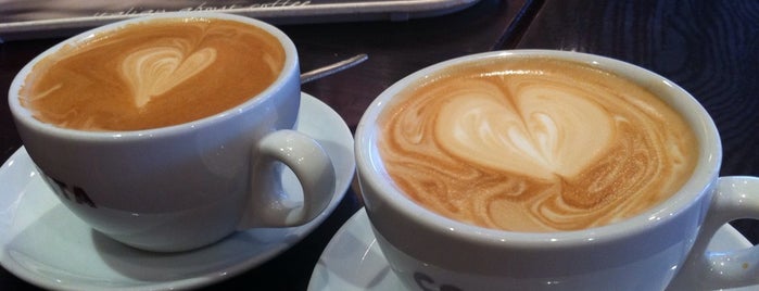 Costa Coffee is one of สถานที่ที่ Patrick James ถูกใจ.