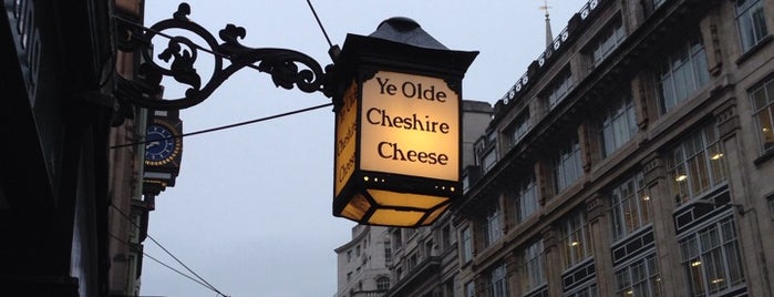 Ye Olde Cheshire Cheese is one of london after dark.