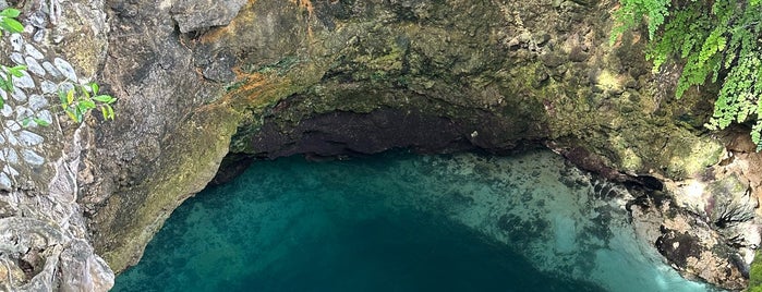 Blue Hole is one of places I visited in Negril.