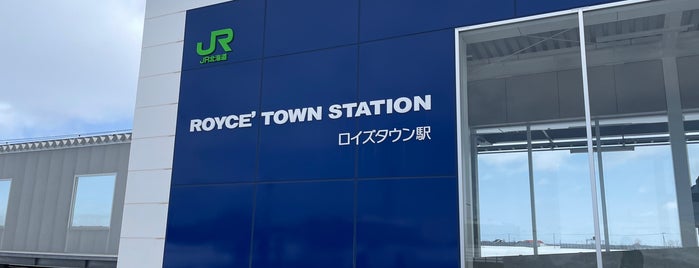 ROYCE' Town Station is one of JR 홋카이도역 (JR 北海道地方の駅).