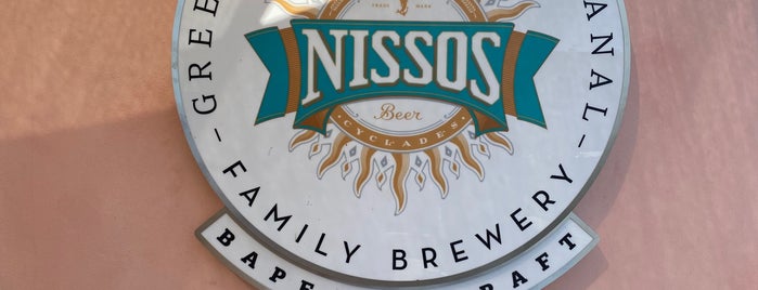 Nissos Beer is one of Tinos, Cyclades.