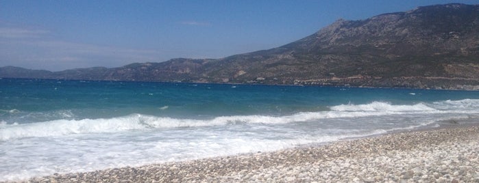 Loutraki naturist beach is one of Greece.