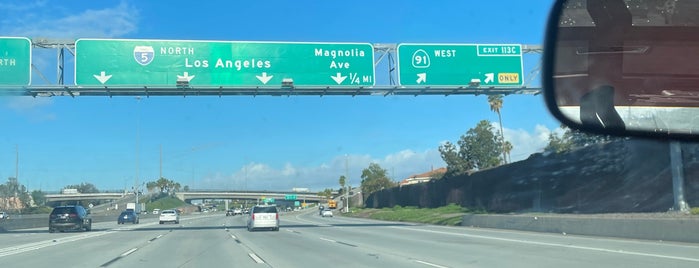 I-5 / CA-91 Interchange is one of Los Angeles area highways and crossings.