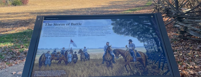 Seminary Ridge is one of Gettysburg.