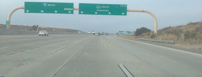 I-15 / CA-163 Interchange is one of Frequent.