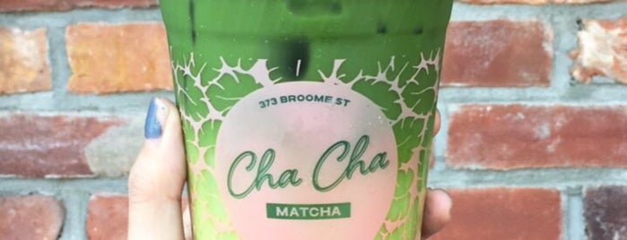 Cha Cha Matcha is one of The 15 Best Places for Matcha in New York City.