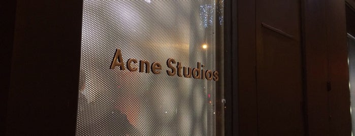 Acne Studios is one of Paris to Go.