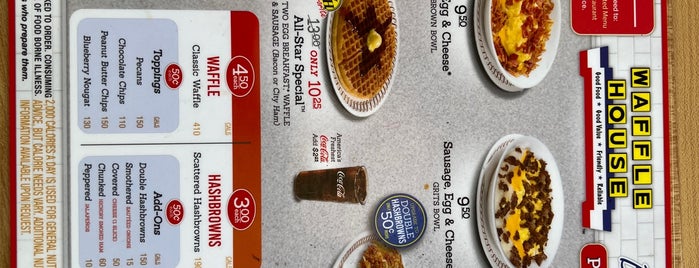 Waffle House is one of All-time favorites in United States.