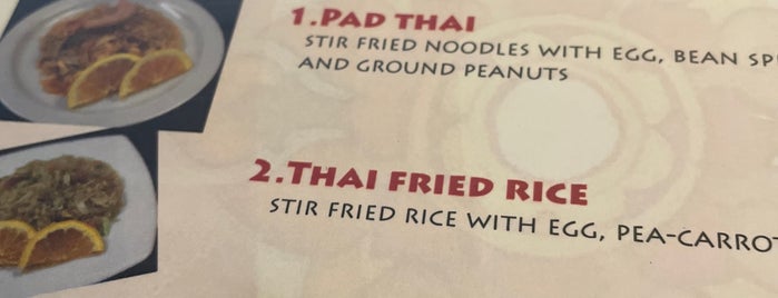 Thai Cusine is one of Didn't Like/Don't Go Again.