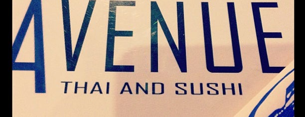 Avenue Thai and Sushi is one of Dine!.