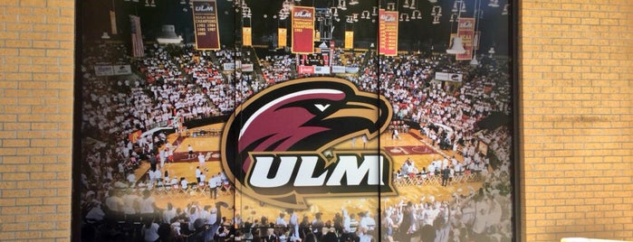 University of Louisiana at Monroe is one of college campuses visited.