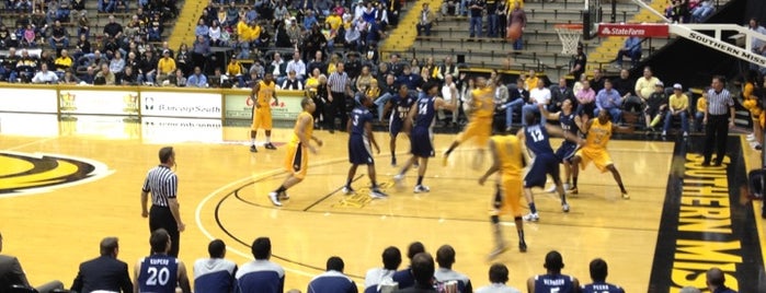 USM Reed Green Coliseum is one of Athletics @ Southern Miss.
