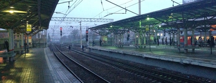 Ж/Д станция Мытищи is one of Вокзалы и станции Ярославского направления.