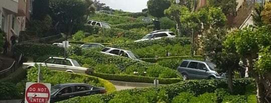 Lombard Street is one of San Francisco.