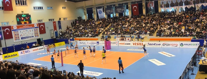 Mimar Sinan Kapalı Spor Salonu is one of Tempat yang Disukai Fuat.