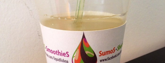 Liquid - Sumos & Smoothies is one of Locais curtidos por Keld.
