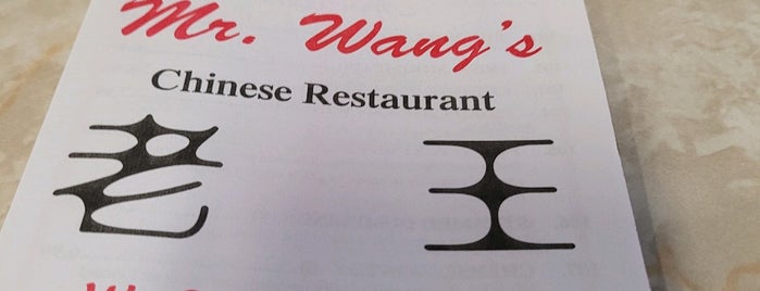 Mr. Wang's is one of my places.