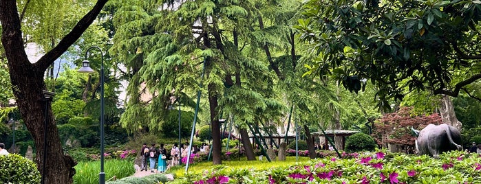 Jing'an Park is one of Shanghai/HK/Seoul.