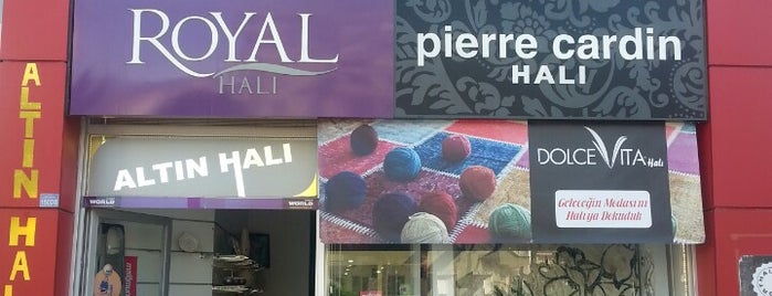 ALTIN HALI (ROYAL & PIERRE CARDIN HALI ) is one of Havva'nın Beğendiği Mekanlar.