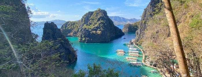 Kayangan Lake is one of Philippines:Palawan/Puerto/El Nido.