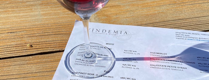Vindemia Vineyard is one of Temecula Wineries.