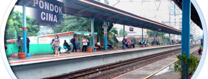 Stasiun Pondok Cina is one of Train Station Bogor Tanah Abang Jakarta.