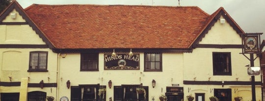 The Hind's Head is one of Katy and Rhys' places to eat around Maidenhead.