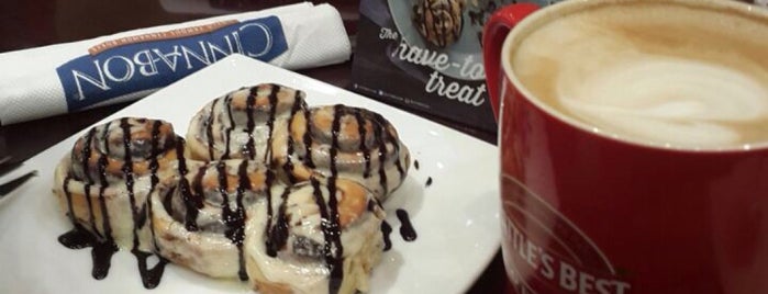 Cinnabon is one of Top 10 places to try this season.