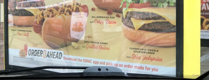 Sonic Drive-In is one of Houston favorites.