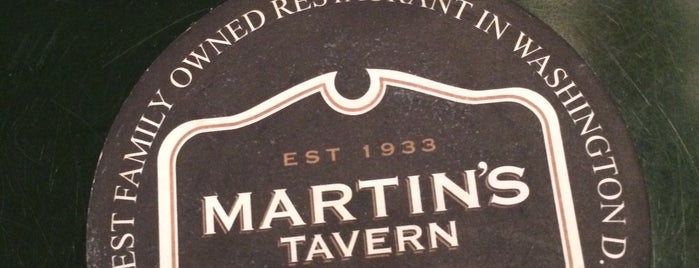 Martin's Tavern is one of Washington, DC.