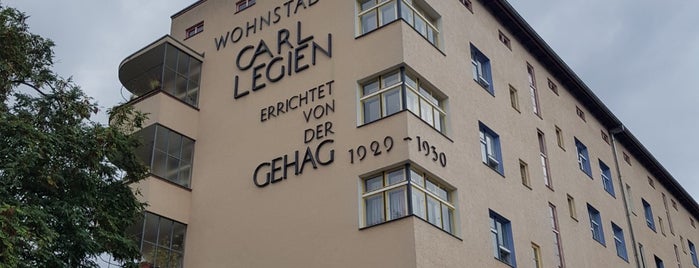Wohnstadt Carl Legien is one of Caro Berlin Mörz.