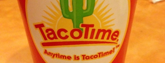 Taco Time is one of สถานที่ที่ Kaley ถูกใจ.