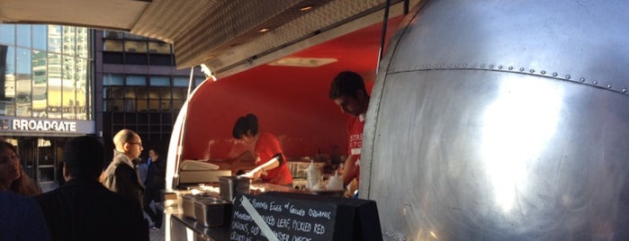 Street Kitchen Airstream Broadgate Circle is one of London.