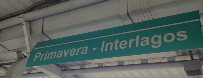 Estação Primavera/Interlagos (CPTM) is one of Trem e Metrô.