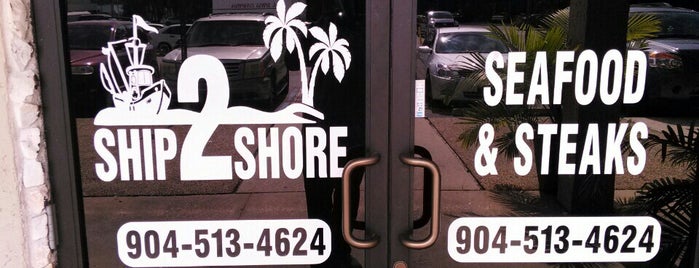 Ship 2 Shore Seafood & Steaks is one of Tempat yang Disukai Matt.
