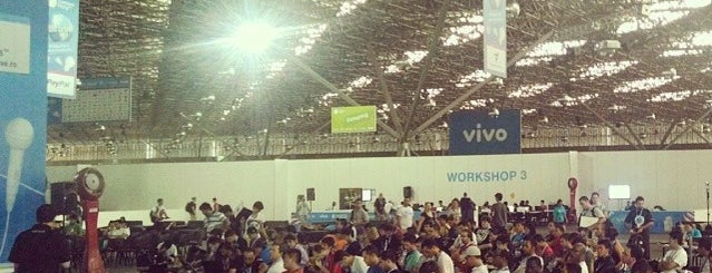 Palco Arquimedes #CPBR7 is one of Campus Party Brasil 2014.