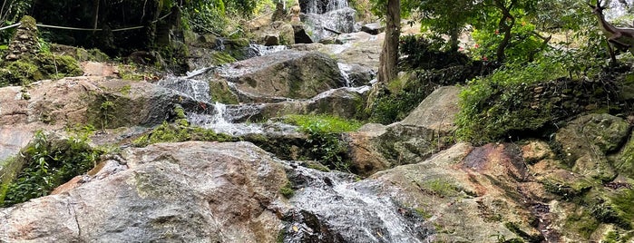 Khow Yai Waterfall is one of Koh Samui (Thailand).