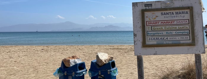 Santa Maria Beach is one of Paros island.