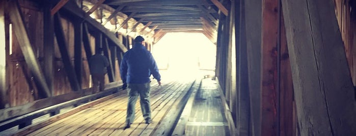 Poland Covered Bridge is one of USA Vermont.