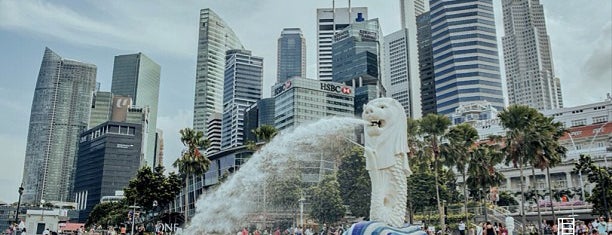 The Merlion is one of Sunny@Singapur.