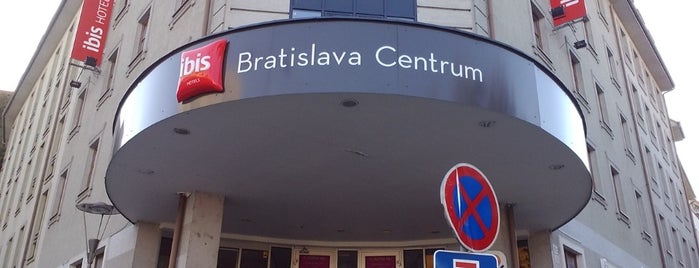 Ibis Bratislava Centrum Hotel is one of Orte, die Nuno gefallen.