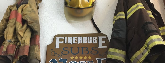 Firehouse Subs is one of restaurants we go to.