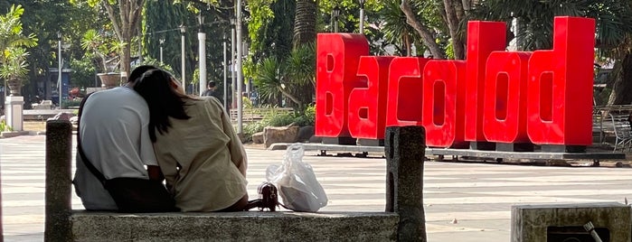 Bacolod Public Plaza is one of Spoiler babe. ❤️️.