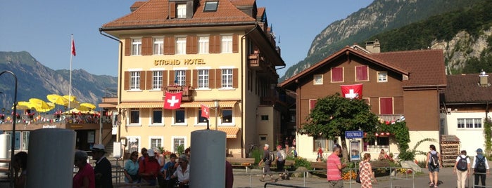 Strand Hotel Iseltwald is one of Interlaken.