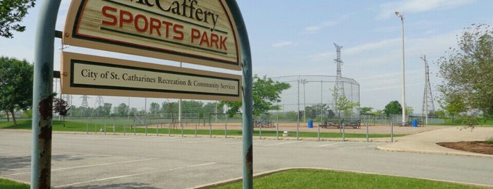 Joseph L. McCaffery Sports Park is one of Canada.